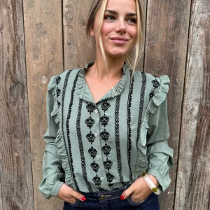 Chemisier kaki - ELYNA