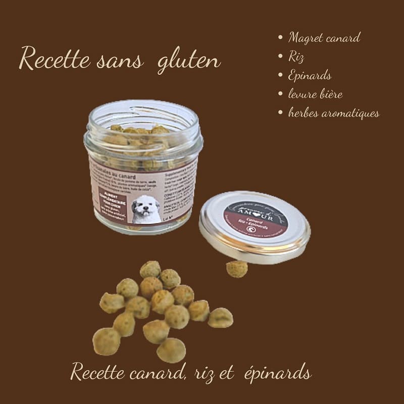 Biscuits Naturels pour Petit Chien - Canard & Épinards (45g) & Fabriqués en France | Bio, Sans Gluten & Vitalité – Image 4