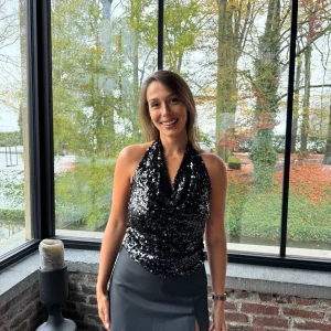 Haut benitier noire - SEQUINS