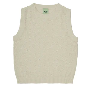 Top coton bio Structure ecru