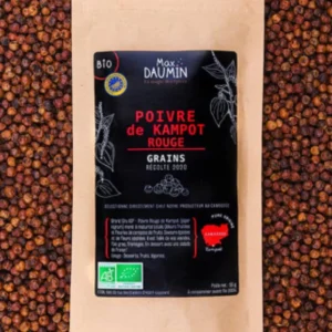 EMERO - Poivre rouge de Kâmpôt Bio & IGP - Origine : France