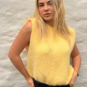 Pull épaulettes jaune - DADJI