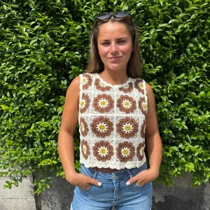 Top crochet marron - ZAZA