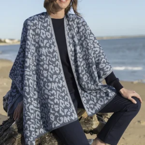 Béret femme en laine lambswool bleu marine