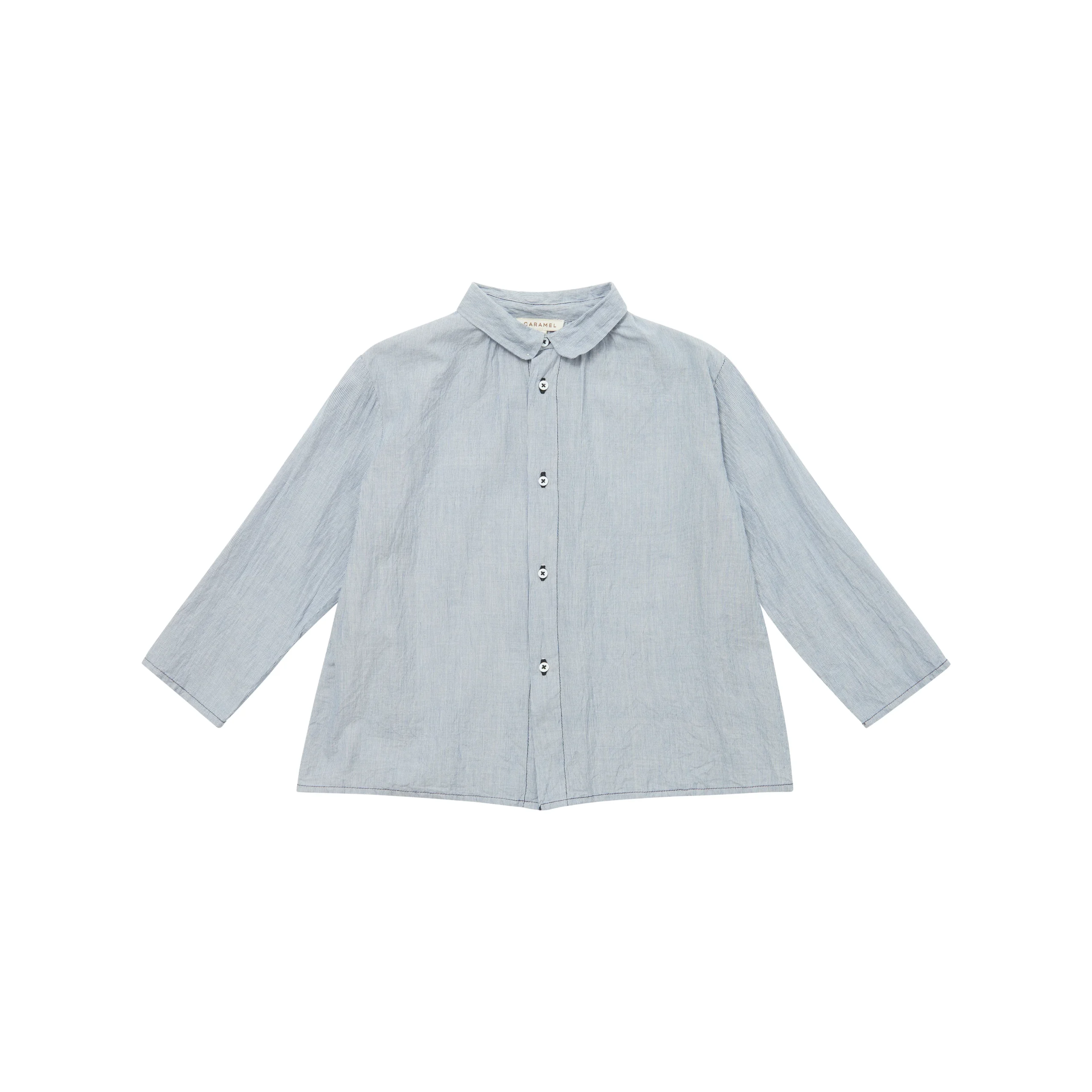 Blouse Aloe blue/white stripe – Image 2