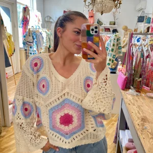 Haut crochet bleu - KAMI