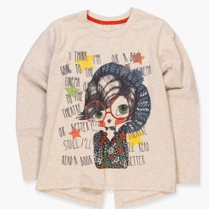 Boboli - Chandail M/L Beige Fillette 5a