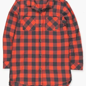 Boboli - Chemise À Carreaux Orange-Gris 6a