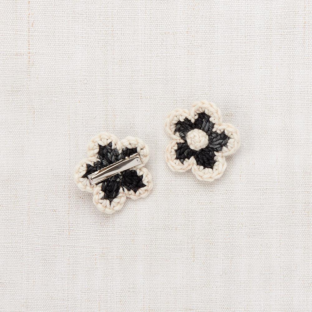 Duo de barrettes Flower liquorice – Image 3