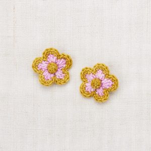 Duo de barrettes Flower pink lilac