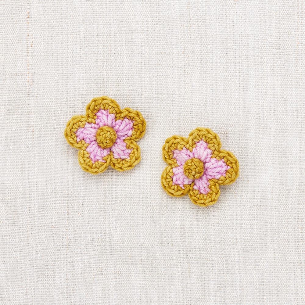 Duo de barrettes Flower pink lilac – Image 2