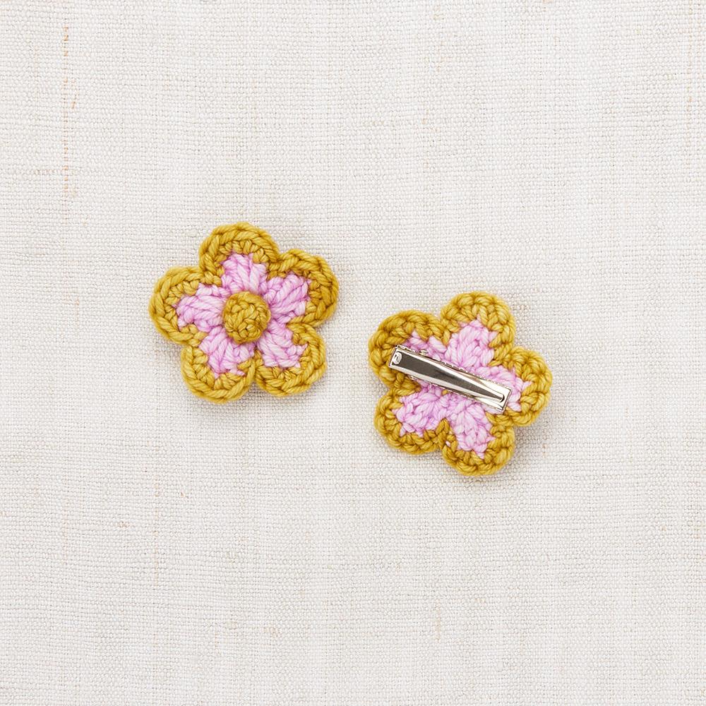 Duo de barrettes Flower pink lilac – Image 3