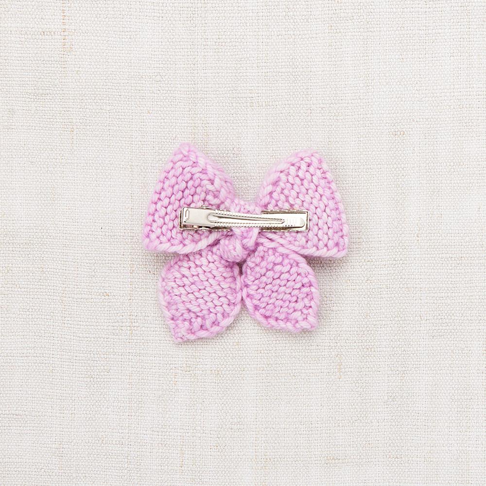 Barrette medium bow pink lilac – Image 3