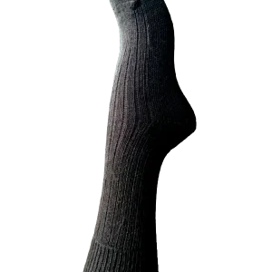 EMERO - Chaussettes Chaudes – Laine et Mohair - Marron - Origine : Hérault (France)