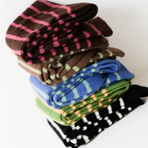 Chaussettes pop rayées