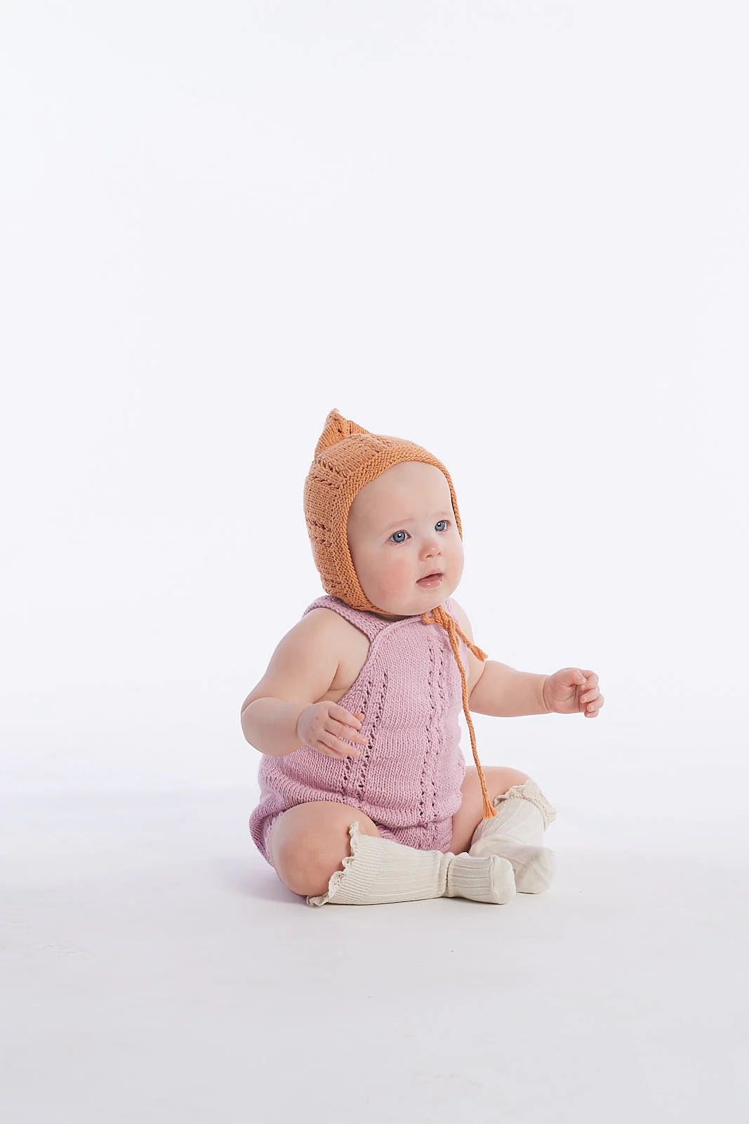 Barboteuse en pima coton Sea Urchin Rose – Image 4