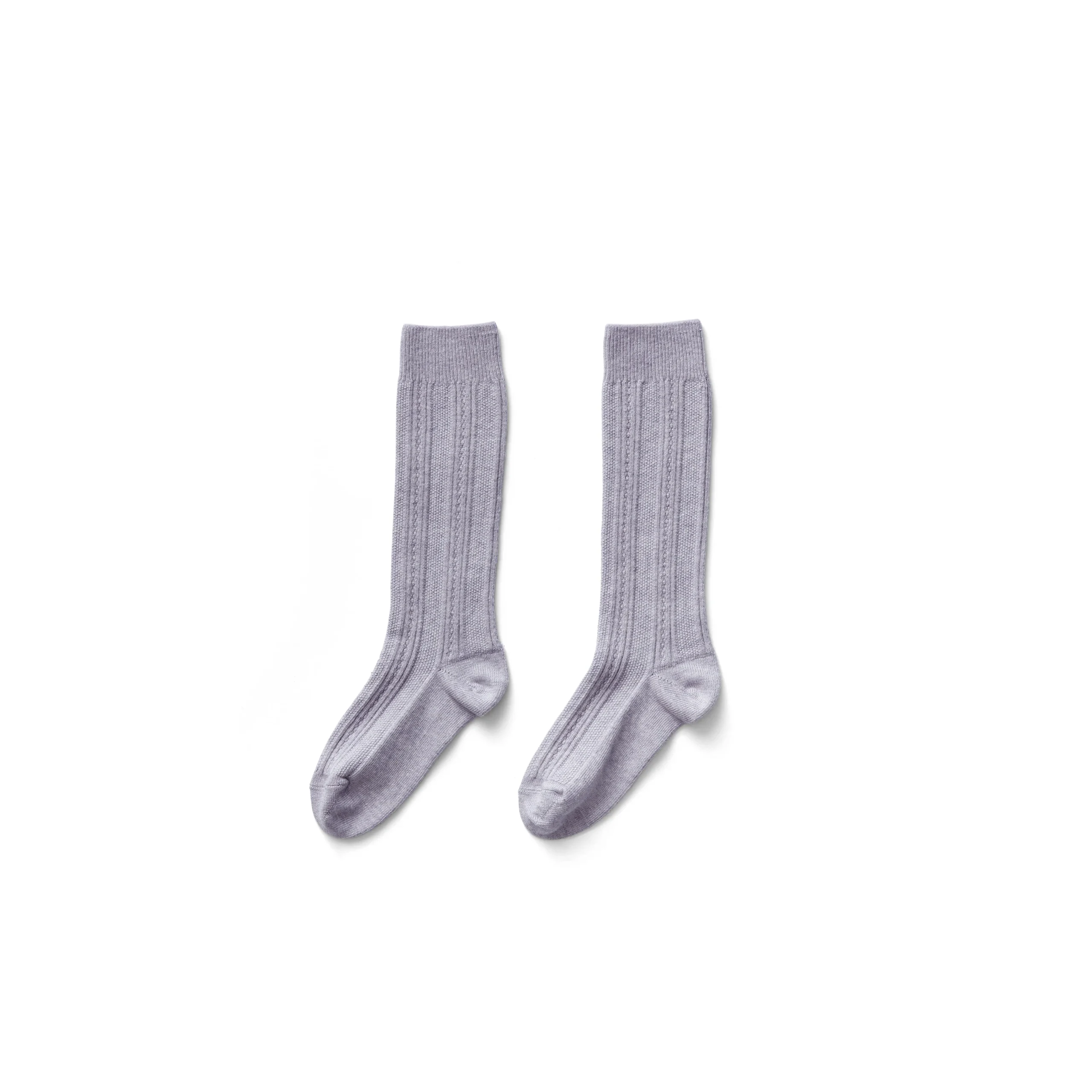 Chaussettes hautes pointelle bergamot – Image 2
