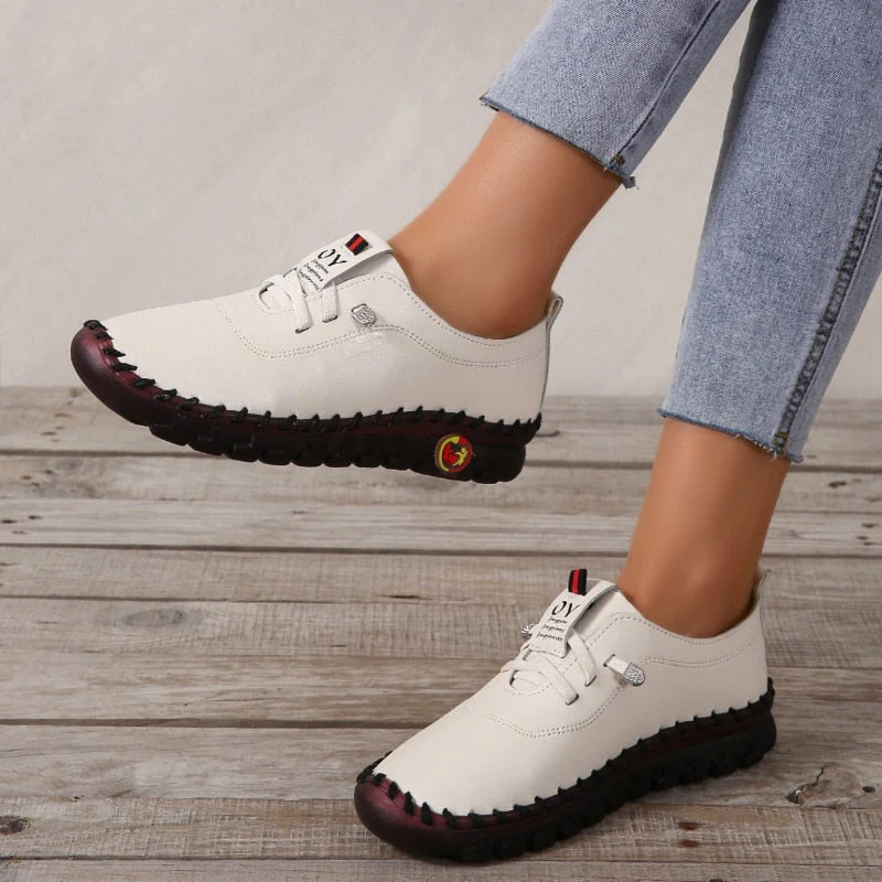 Chaussures en cuir légères et confortables pour femmes – Image 6