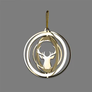 EMERO - Décoration pour Nöel - Cerf - Gamme "Premium" - Origine : France 🎄🇫🇷