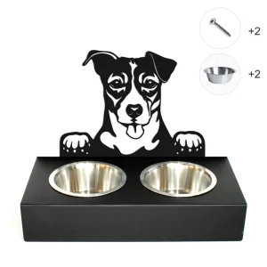 EMERO - Support Écuelles pour Chiens - Jack Russell - Origine : France 🐾🇫🇷