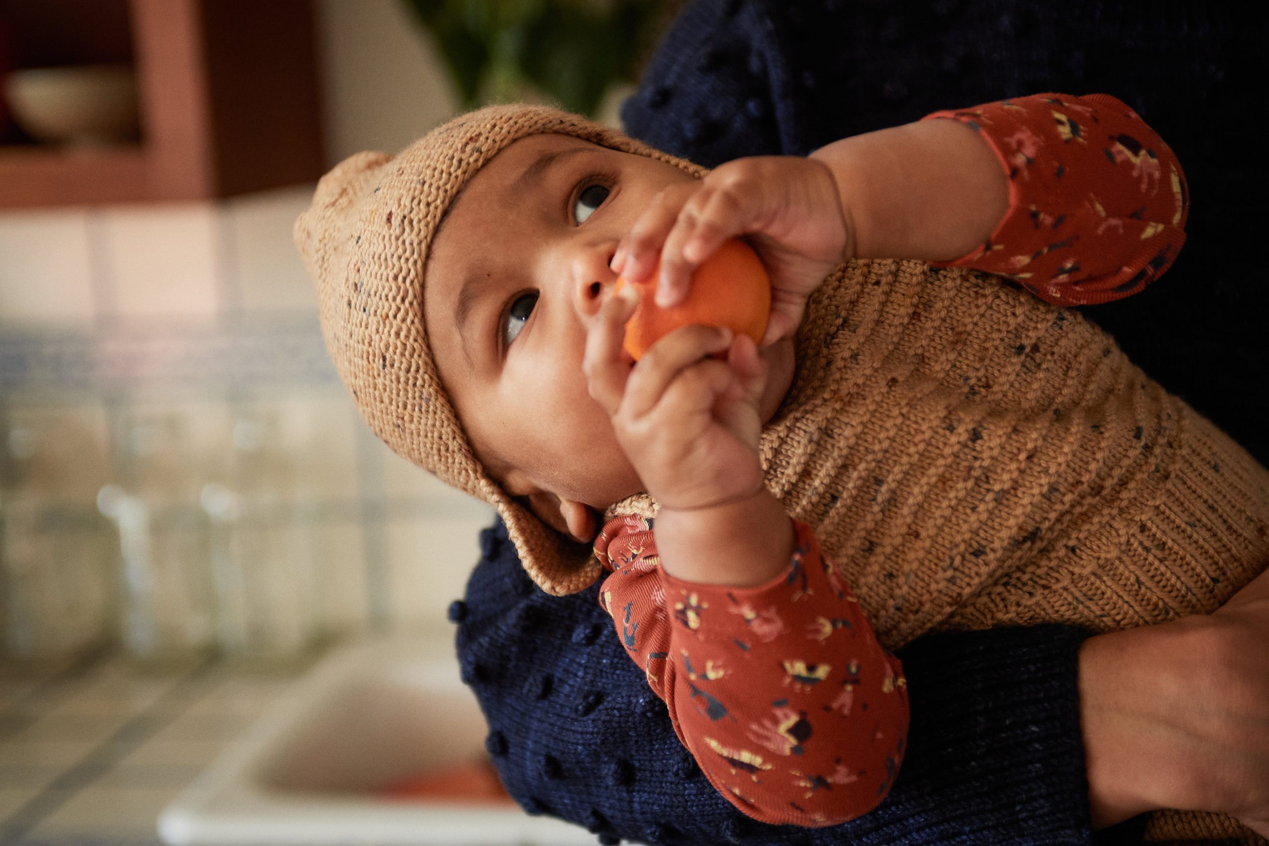 Barboteuse Sugar maple camel confetti – Image 6