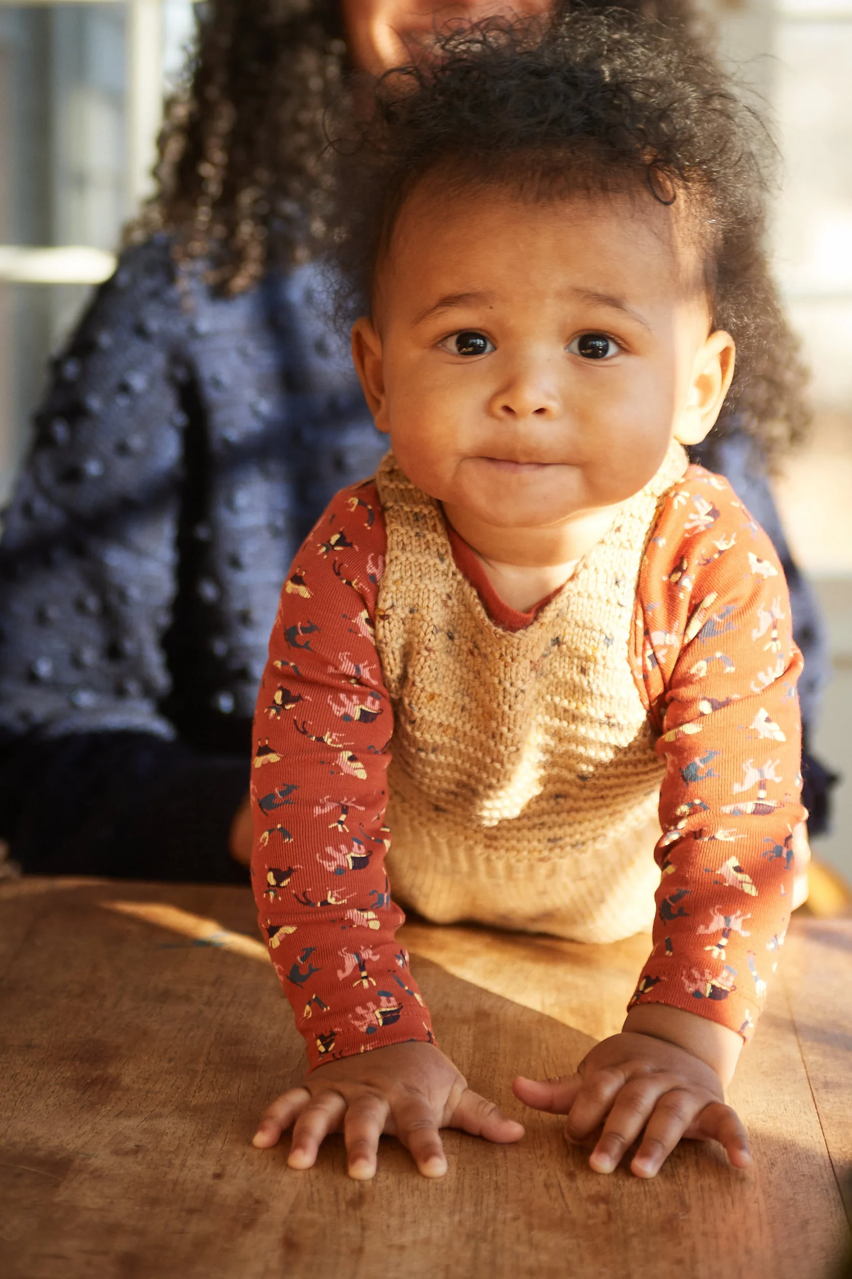 Barboteuse Sugar maple camel confetti – Image 5