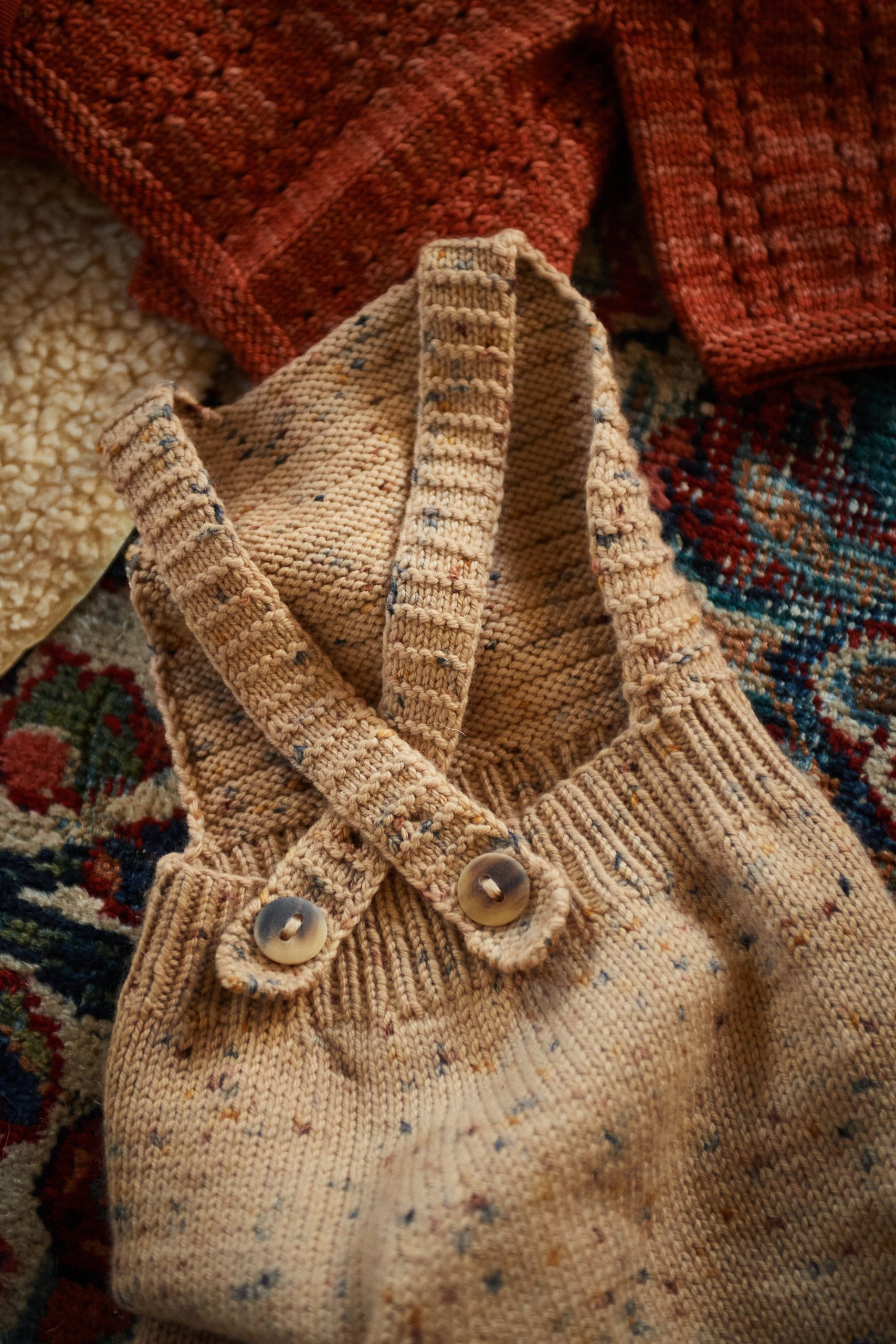 Barboteuse Sugar maple camel confetti – Image 4