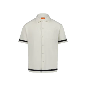 Chemise Éponge Écru À Rayures