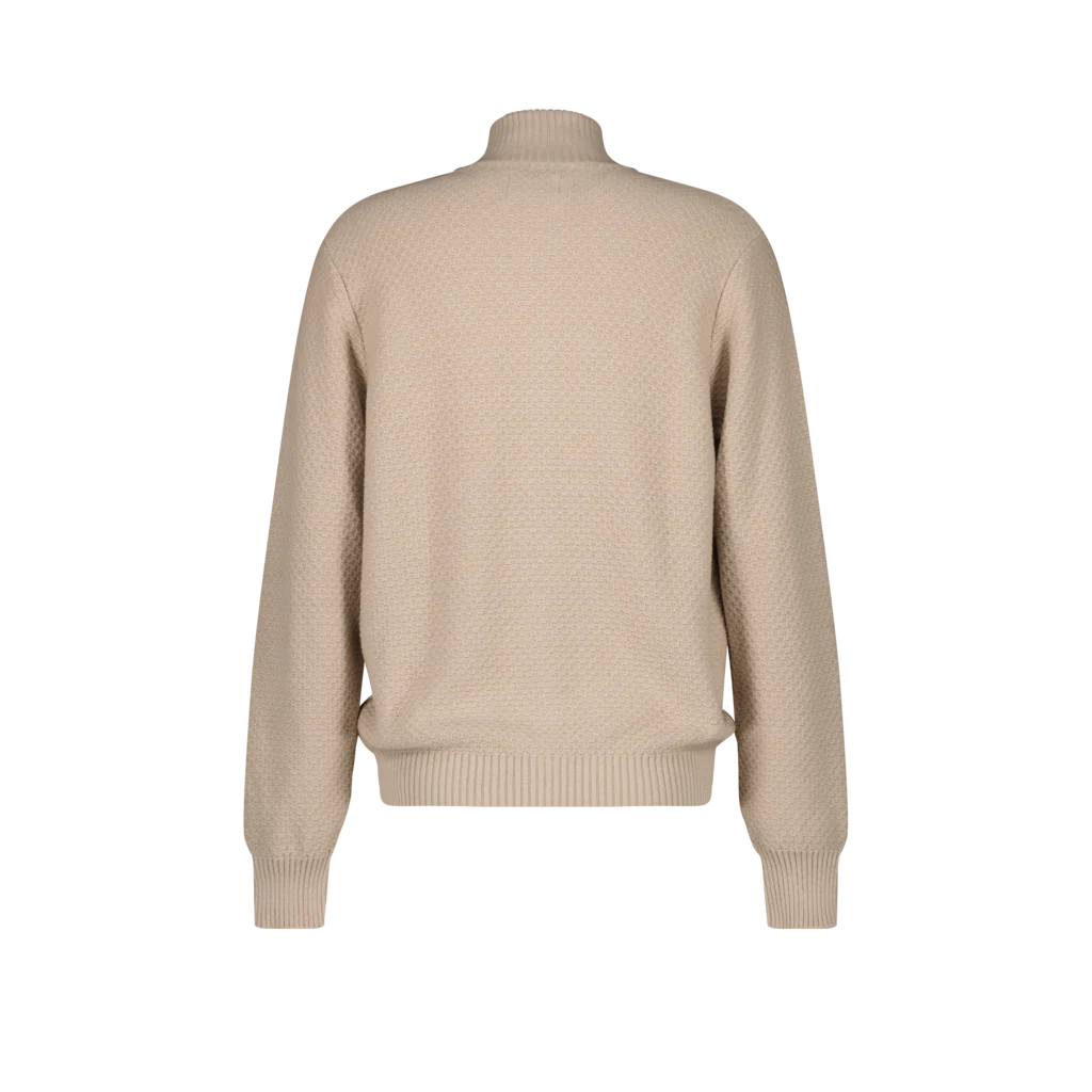 Pull Zip Maille Camel – Image 4